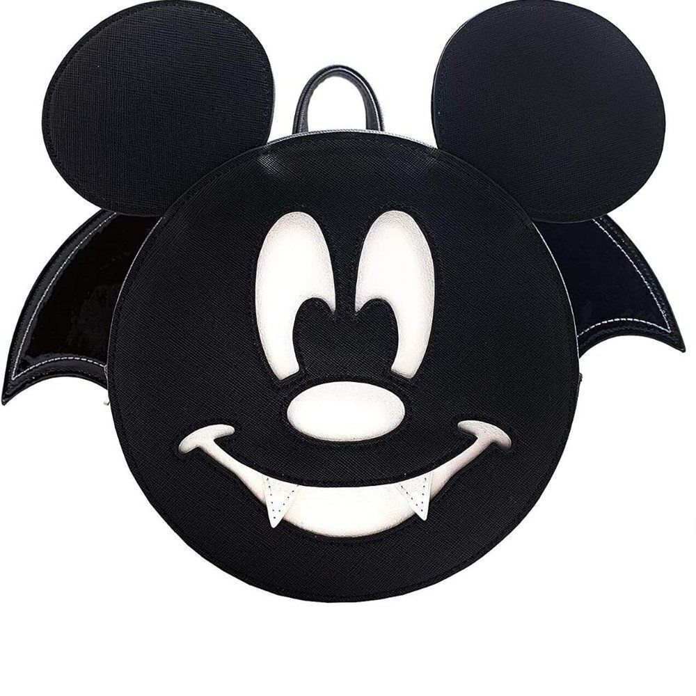 Loungefly Disney Exclusive Disney Mickey Bat Convertible Mini Backpack